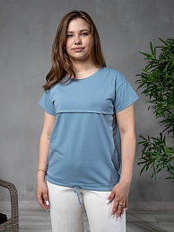 Женская футболка Спорт / Арона серый
